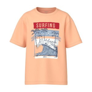 ΠΑΙΔΙΚΗ ΜΠΛΟΥΖΑ T-SHIRT OCEAN RIDERS NAME IT ΠΟΡΤΟΚΑΛΙ ΑΓΟΡΙ 13234714