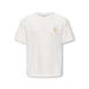 ΠΑΙΔΙΚΗ ΜΠΛΟΥΖΑ T-SHIRT BACK PRINT FLOWERS KIDS ONLY ΑΣΠΡΟ ΚΟΡΙΤΣΙ 15370261
