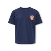 ΠΑΙΔΙΚΗ ΜΠΛΟΥΖΑ T-SHIRT BACK PRINT FLOWERS KIDS ONLY ΜΠΛΕ ΚΟΡΙΤΣΙ 15370261