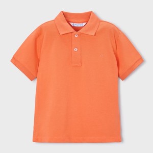 ΠΑΙΔΙΚΗ ΜΠΛΟΥΖΑ T-SHIRT POLO BASIC MAYORAL ΠΟΡΤΟΚΑΛΙ ΑΓΟΡΙ 26-00150-011
