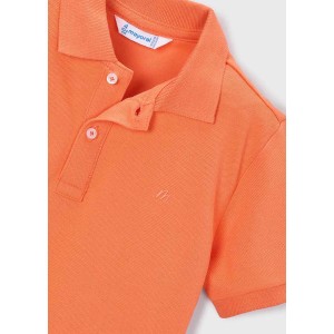 ΠΑΙΔΙΚΗ ΜΠΛΟΥΖΑ T-SHIRT POLO BASIC MAYORAL ΠΟΡΤΟΚΑΛΙ ΑΓΟΡΙ 26-00150-011