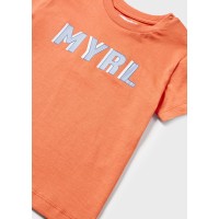 ΠΑΙΔΙΚΗ ΜΠΛΟΥΖΑ T-SHIRT MYRL MAYORAL ΠΟΡΤΟΚΑΛΙ ΑΓΟΡΙ 23-00106-071