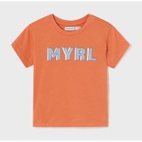 ΠΑΙΔΙΚΗ ΜΠΛΟΥΖΑ T-SHIRT MYRL MAYORAL ΠΟΡΤΟΚΑΛΙ ΑΓΟΡΙ 23-00106-071