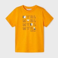 ΠΑΙΔΙΚΗ ΜΠΛΟΥΖΑ T-SHIRT GOOD DAYS MAYORAL ΠΟΡΤΟΚΑΛΙ ΑΓΟΡΙ 23-00170-016