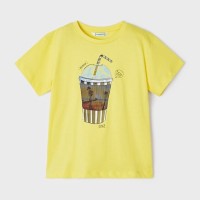 ΠΑΙΔΙΚΗ ΜΠΛΟΥΖΑ T-SHIRT ΔΙΑΔΡΑΣΤΙΚΗ JUICE MAYORAL ΚΙΤΡΙΝΟ ΑΓΟΡΙ 23-03014-042