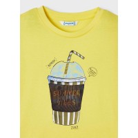 ΠΑΙΔΙΚΗ ΜΠΛΟΥΖΑ T-SHIRT ΔΙΑΔΡΑΣΤΙΚΗ JUICE MAYORAL ΚΙΤΡΙΝΟ ΑΓΟΡΙ 23-03014-042