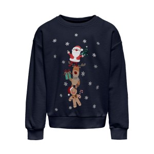 ΠΑΙΔΙΚΟ ΦΟΥΤΕΡ CHRISTMAS MOOD KIDS ONLY ΜΠΛΕ ΚΟΡΙΤΣΙ 15280285