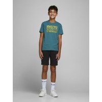 ΠΑΙΔΙΚΗ ΒΕΡΜΟΥΔΑ ΑΘΛΗΤΙΚΗ CLASSIC JACK & JONES JUNIOR ΜΑΥΡΟ ΑΓΟΡΙ 12165944