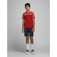 ΠΑΙΔΙΚΗ ΒΕΡΜΟΥΔΑ ΑΘΛΗΤΙΚΗ CLASSIC JACK & JONES JUNIOR ΜΠΛΕ ΑΓΟΡΙ 12165944