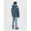 ΠΑΙΔΙΚΟ ΜΠΟΥΦΑΝ PUFFER ΜΕ ΚΟΥΚΟΥΛΑ EXTRA SLIM FIT JACK AND JONES JUNIOR ΜΠΛΕ ΑΓΟΡΙ 12283847