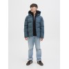 ΠΑΙΔΙΚΟ ΜΠΟΥΦΑΝ PUFFER ΜΕ ΚΟΥΚΟΥΛΑ EXTRA SLIM FIT JACK AND JONES JUNIOR ΜΠΛΕ ΑΓΟΡΙ 12283847