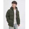 ΠΑΙΔΙΚΟ ΜΠΟΥΦΑΝ PUFFER ΜΕ ΚΟΥΚΟΥΛΑ EXTRA SLIM FIT JACK AND JONES JUNIOR ΧΑΚΙ ΑΓΟΡΙ 12283872