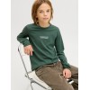 ΠΑΙΔΙΚΗ ΜΠΛΟΥΖΑ ΜΑΚΡΥΜΑΝΙΚΗ ΑΝΑΓΛΥΦΟ LOGO JACK AND JONES JUNIOR ΠΡΑΣΙΝΟ ΑΓΟΡΙ 12286820