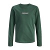 ΠΑΙΔΙΚΗ ΜΠΛΟΥΖΑ ΜΑΚΡΥΜΑΝΙΚΗ ΑΝΑΓΛΥΦΟ LOGO JACK AND JONES JUNIOR ΠΡΑΣΙΝΟ ΑΓΟΡΙ 12286820