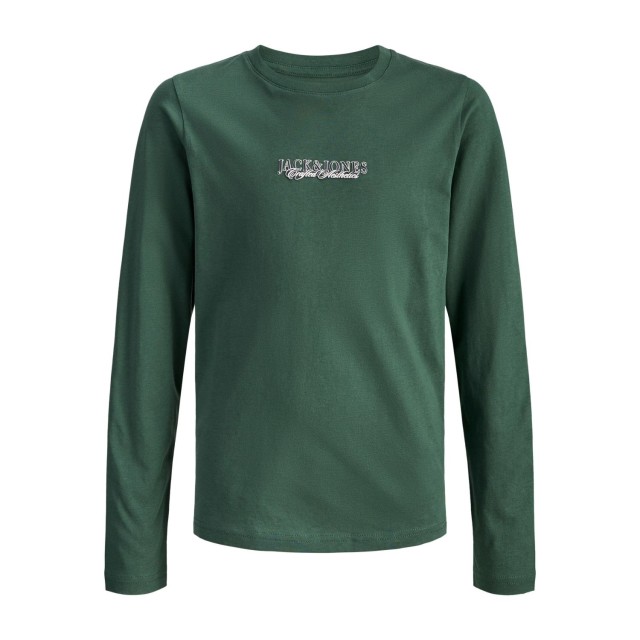 ΠΑΙΔΙΚΗ ΜΠΛΟΥΖΑ ΜΑΚΡΥΜΑΝΙΚΗ ΑΝΑΓΛΥΦΟ LOGO JACK AND JONES JUNIOR ΠΡΑΣΙΝΟ ΑΓΟΡΙ 12286820