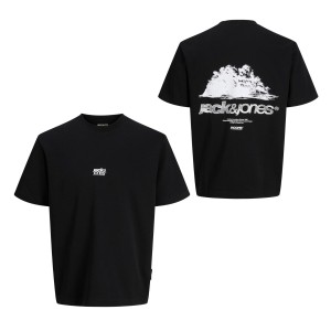 ΠΑΙΔΙΚΗ ΜΠΛΟΥΖΑ T-SHIRT BACK PRINT JACK AND JONES JUNIOR ΜΑΥΡΟ ΑΓΟΡΙ 12293674