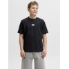 ΠΑΙΔΙΚΗ ΜΠΛΟΥΖΑ T-SHIRT BACK PRINT JACK AND JONES JUNIOR ΜΑΥΡΟ ΑΓΟΡΙ 12293674
