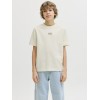 ΠΑΙΔΙΚΗ ΜΠΛΟΥΖΑ T-SHIRT BACK PRINT JACK AND JONES JUNIOR ΕΚΡΟΥ ΑΓΟΡΙ 12293674