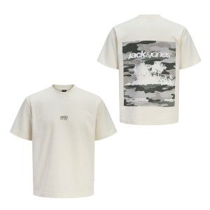 ΠΑΙΔΙΚΗ ΜΠΛΟΥΖΑ T-SHIRT BACK PRINT JACK AND JONES JUNIOR ΕΚΡΟΥ ΑΓΟΡΙ 12293674