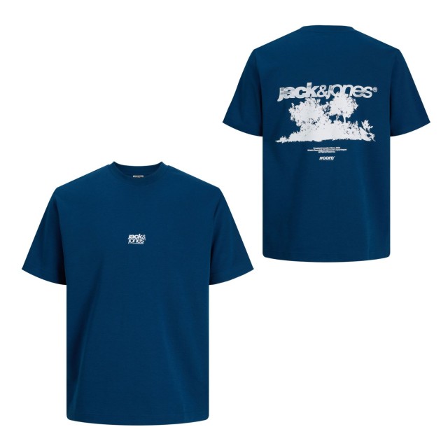 ΠΑΙΔΙΚΗ ΜΠΛΟΥΖΑ T-SHIRT BACK PRINT JACK AND JONES JUNIOR ΜΠΛΕ ΑΓΟΡΙ 12293674