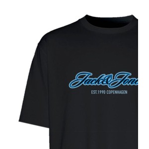 ΠΑΙΔΙΚΗ ΜΠΛΟΥΖΑ T-SHIRT CLASSIC JACK AND JONES JUNIOR ΜΑΥΡΟ ΑΓΟΡΙ 12298348