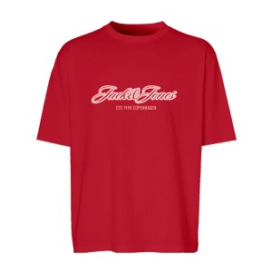 ΠΑΙΔΙΚΗ ΜΠΛΟΥΖΑ T-SHIRT CLASSIC JACK AND JONES JUNIOR ΚΟΚΚΙΝΟ ΑΓΟΡΙ 12298348