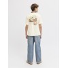 ΠΑΙΔΙΚΗ ΜΠΛΟΥΖΑ T-SHIRT BACK PRINT JACK AND JONES JUNIOR ΜΠΕΖ ΑΓΟΡΙ 12298641