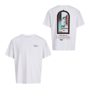 ΠΑΙΔΙΚΗ ΜΠΛΟΥΖΑ T-SHIRT BACK PRINT JACK AND JONES JUNIOR ΑΣΠΡΟ ΑΓΟΡΙ 12298641