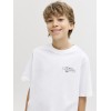 ΠΑΙΔΙΚΗ ΜΠΛΟΥΖΑ T-SHIRT BACK PRINT JACK AND JONES JUNIOR ΑΣΠΡΟ ΑΓΟΡΙ 12298641
