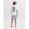 ΠΑΙΔΙΚΗ ΜΠΛΟΥΖΑ T-SHIRT BACK PRINT JACK AND JONES JUNIOR ΑΣΠΡΟ ΑΓΟΡΙ 12298641