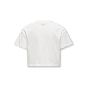 ΠΑΙΔΙΚΗ ΜΠΛΟΥΖΑ T-SHIRT CROP ΜΕ ΑΝΑΓΛΥΦΑ ΓΡΑΜΜΑΤΑ KIDS ONLY ΑΣΠΡΟ ΚΟΡΙΤΣΙ 15347328