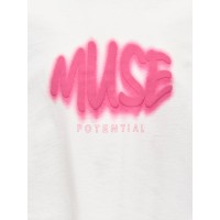 ΠΑΙΔΙΚΗ ΜΠΛΟΥΖΑ T-SHIRT CROP ΜΕ ΑΝΑΓΛΥΦΑ ΓΡΑΜΜΑΤΑ KIDS ONLY ΑΣΠΡΟ ΚΟΡΙΤΣΙ 15347328