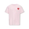 ΠΑΙΔΙΚΗ ΜΠΛΟΥΖΑ T-SHIRT BACK PRINT I WEAR MY HEART ON KIDS ONLY ΡΟΖ ΚΟΡΙΤΣΙ 15369500