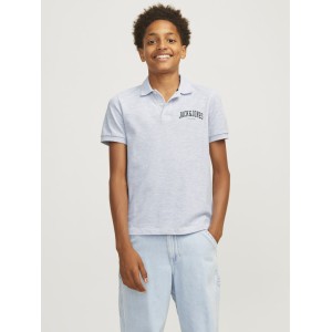 ΠΑΙΔΙΚΟ T-SHIRT POLO J LOGO JACK AND JONES JUNIOR ΓΚΡΙ ΑΓΟΡΙ 12249163