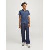 ΠΑΙΔΙΚΟ T-SHIRT POLO J LOGO JACK AND JONES JUNIOR ΜΠΛΕ ΑΓΟΡΙ 12249163