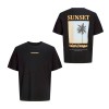 ΠΑΙΔΙΚΗ ΜΠΛΟΥΖΑ T-SHIRT BACK PRINT SUNSET JACK AND JONES JUNIOR ΜΑΥΡΟ ΑΓΟΡΙ 12289937