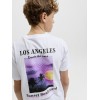 ΠΑΙΔΙΚΗ ΜΠΛΟΥΖΑ T-SHIRT BACK PRINT SUNSET JACK AND JONES JUNIOR ΑΣΠΡΟ ΑΓΟΡΙ 12289937