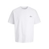 ΠΑΙΔΙΚΗ ΜΠΛΟΥΖΑ T-SHIRT BACK PRINT CORE SPORT OVERSIZE JACK AND JONES JUNIOR ΑΣΠΡΟ ΑΓΟΡΙ 12293178