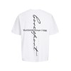 ΠΑΙΔΙΚΗ ΜΠΛΟΥΖΑ T-SHIRT BACK PRINT CORE SPORT OVERSIZE JACK AND JONES JUNIOR ΑΣΠΡΟ ΑΓΟΡΙ 12293178