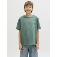 ΠΑΙΔΙΚΗ ΜΠΛΟΥΖΑ T-SHIRT BACK PRINT CORE SPORT OVERSIZE JACK AND JONES JUNIOR ΠΡΑΣΙΝΟ ΑΓΟΡΙ 12293178