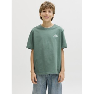 ΠΑΙΔΙΚΗ ΜΠΛΟΥΖΑ T-SHIRT BACK PRINT CORE SPORT OVERSIZE JACK AND JONES JUNIOR ΠΡΑΣΙΝΟ ΑΓΟΡΙ 12293178