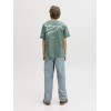 ΠΑΙΔΙΚΗ ΜΠΛΟΥΖΑ T-SHIRT BACK PRINT CORE SPORT OVERSIZE JACK AND JONES JUNIOR ΠΡΑΣΙΝΟ ΑΓΟΡΙ 12293178