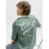ΠΑΙΔΙΚΗ ΜΠΛΟΥΖΑ T-SHIRT BACK PRINT CORE SPORT OVERSIZE JACK AND JONES JUNIOR ΠΡΑΣΙΝΟ ΑΓΟΡΙ 12293178