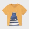 ΠΑΙΔΙΚΗ ΜΠΛΟΥΖΑ T-SHIRT 3D ΙΠΠΟΠΟΤΑΜΟΣ MAYORAL ΠΟΡΤΟΚΑΛΙ ΑΓΟΡΙ 26-01011-088