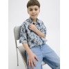 ΠΑΙΔΙΚΟ ΠΟΥΚΑΜΙΣΟ KONTOMANIKO CHAIN JACK AND JONES JUNIOR ΓΑΛΑΖΙΟ ΓΚΡΙ ΑΓΟΡΙ 12274222