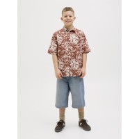 ΠΑΙΔΙΚΟ ΠΟΥΚΑΜΙΣΟ KONTOMANIKO FLORAL JACK AND JONES JUNIOR ΚΕΡΑΜΙΔΙ ΑΓΟΡΙ 12274222