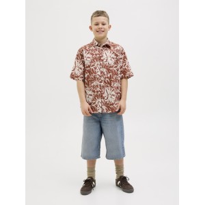 ΠΑΙΔΙΚΟ ΠΟΥΚΑΜΙΣΟ KONTOMANIKO FLORAL JACK AND JONES JUNIOR ΚΕΡΑΜΙΔΙ ΑΓΟΡΙ 12274222