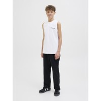 ΠΑΙΔΙΚΗ ΜΠΛΟΥΖΑ ΑΜΑΝΙΚΗ CORE JACK AND JONES JUNIOR ΑΣΠΡΟ ΑΓΟΡΙ 12274576