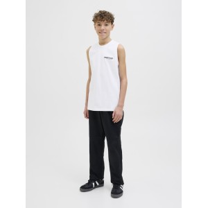 ΠΑΙΔΙΚΗ ΜΠΛΟΥΖΑ ΑΜΑΝΙΚΗ CORE JACK AND JONES JUNIOR ΑΣΠΡΟ ΑΓΟΡΙ 12274576