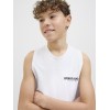 ΠΑΙΔΙΚΗ ΜΠΛΟΥΖΑ ΑΜΑΝΙΚΗ CORE JACK AND JONES JUNIOR ΑΣΠΡΟ ΑΓΟΡΙ 12274576
